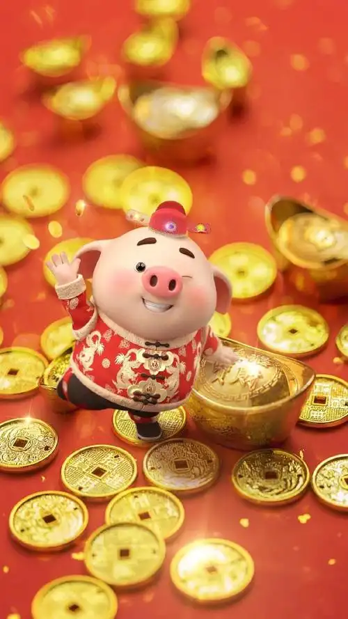 可爱小猪猪卡通动漫手机壁纸图片