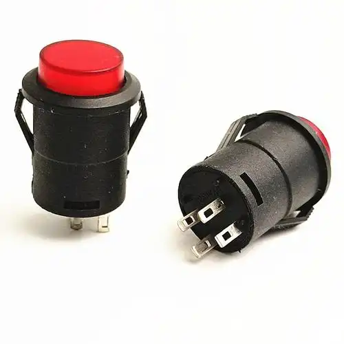 pr04垃圾桶门锁开关 按压式自锁按钮弹簧锁扣 汽车眼镜盒开关