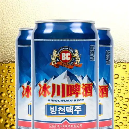 5折冰川啤酒延吉冰川啤酒延边自产延吉冰川10度听装易拉罐延边口味