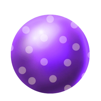 紫色球