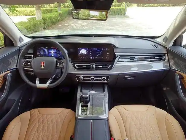 试驾新红旗hs5,外观大气配置足,驾驶感受挺不错|内饰|途观l|红旗汽车