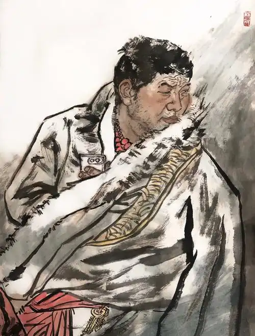 疫情,艺情——杨群峰水墨写意人物赏析 - 美篇