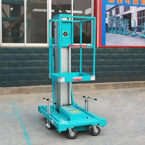 按需订购小型家用简易导轨式升降货梯 液压电动壁挂式升降平台