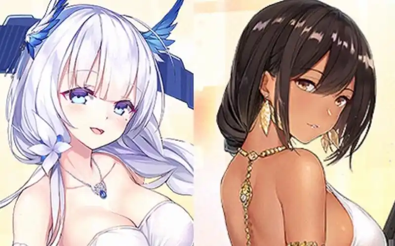 碧蓝航线光辉南达科他礼服皮肤立绘模型台词展示