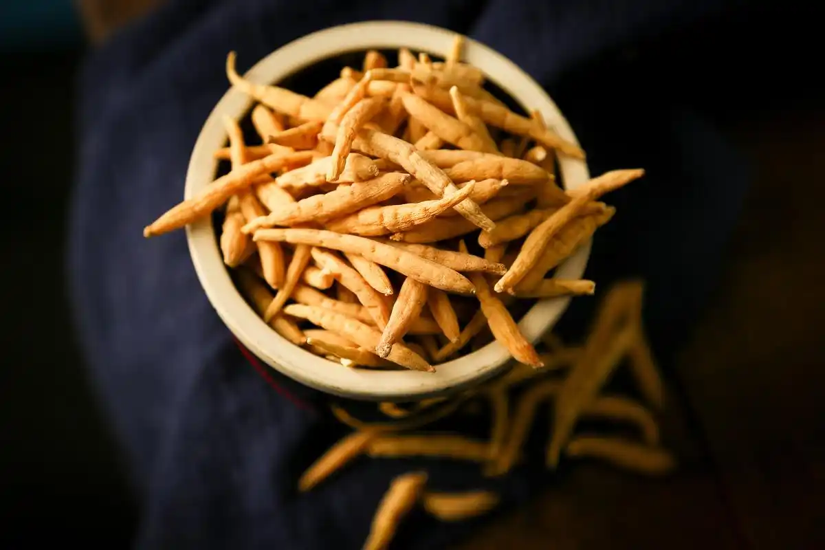 中药拍摄 太子参