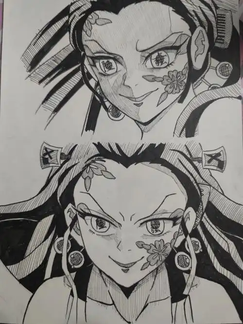 也不知道能不能把上弦鬼画完