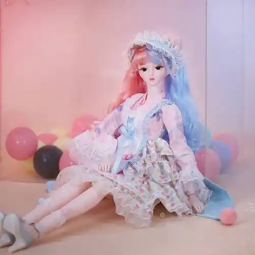 德必胜娃娃:可以给洋娃娃做这些编发造型,其实不难!_长发_发丝_处理