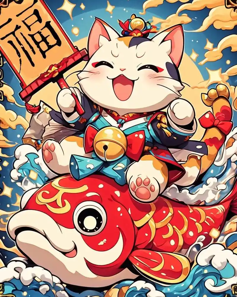 2025 高清壁纸 招财猫 招财进宝.招财猫 招财进宝 高清