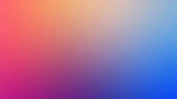 蓝粉色渐变壁纸电商海报