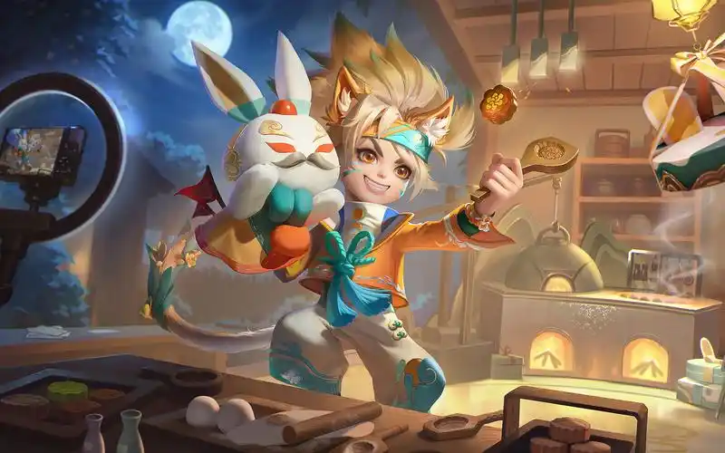 王者荣耀中秋节沈梦溪皮肤月团寄思图片壁纸