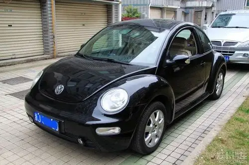 798万大众甲壳虫18t自动挡黑色豪华型带天窗巡航浙江台州实体店