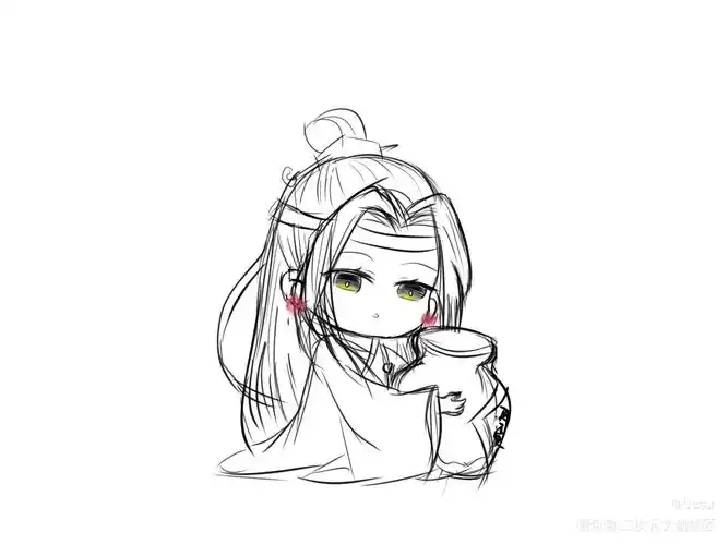 忘机_魔道祖师蓝忘机临摹绘画作品