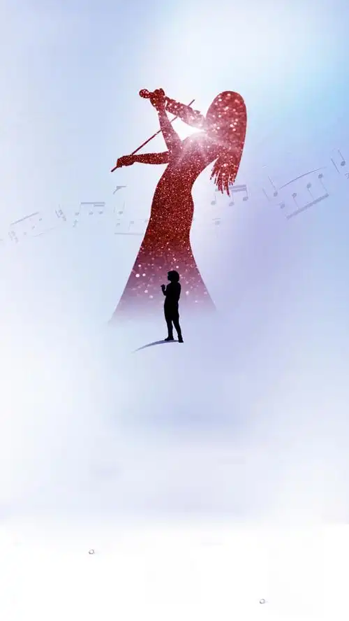 简约卡通音乐h5背景素材