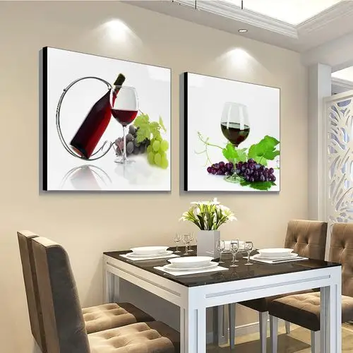 餐厅装饰画 现代简约饭厅挂画餐厅墙面装饰 壁画单幅饭厅墙壁装饰