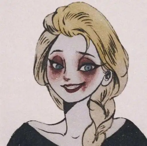 迪士尼公主黑化风白雪公主与苹果更配灰姑娘看起来楚楚可怜