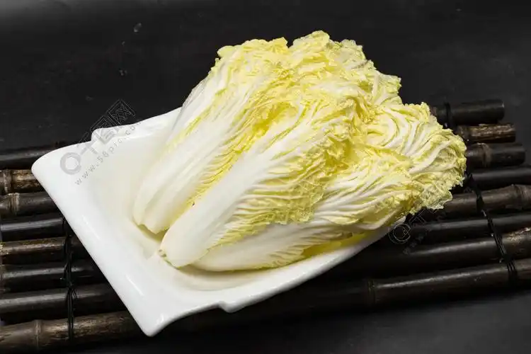 一盘娃娃菜高清摄影图素材