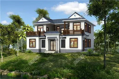 120平米左右农村小四合院设计,韵味十足,领略中式建筑的美_腾讯新闻