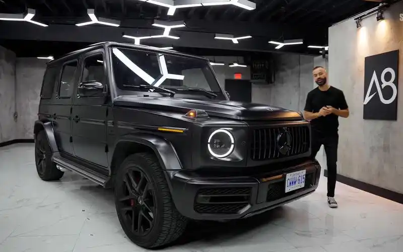 offline blue!奔驰 g63 amg!