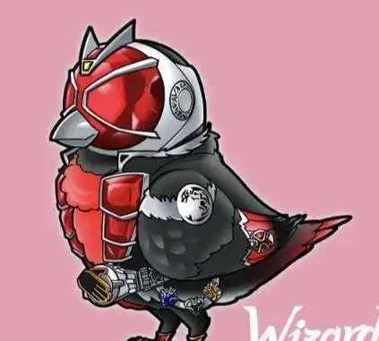 当五个假面骑士变成小鸟后,大家觉得哪一个骑士最可爱