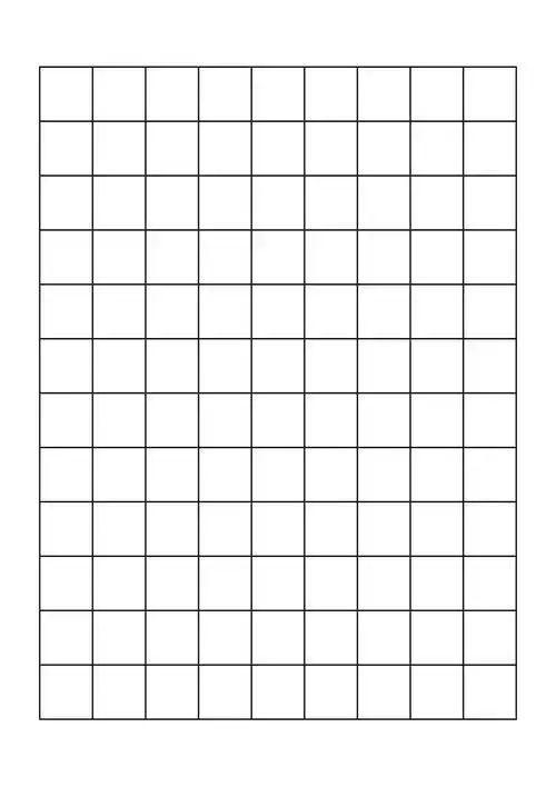 练字用方格纸可选择打印