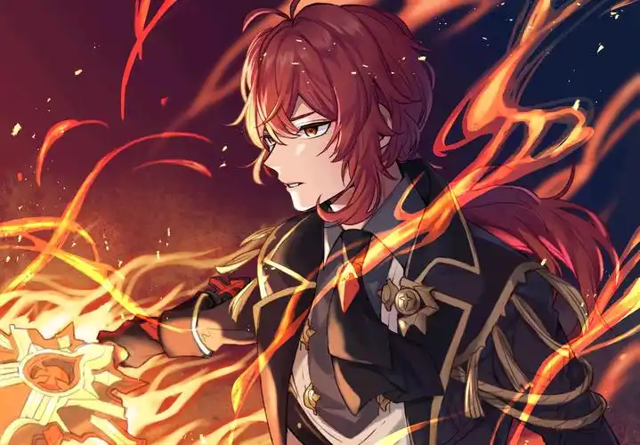 原神 迪卢克 帅气壁纸走量!