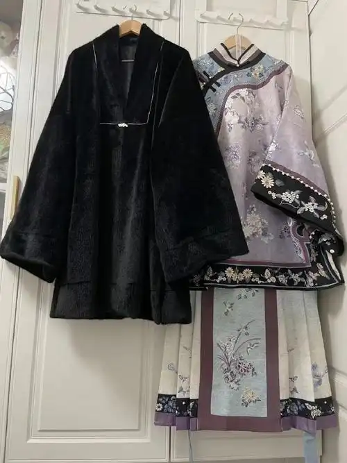 "适合秋冬日常百搭向的明制披风"057796·啾个宝宝66r90(11.