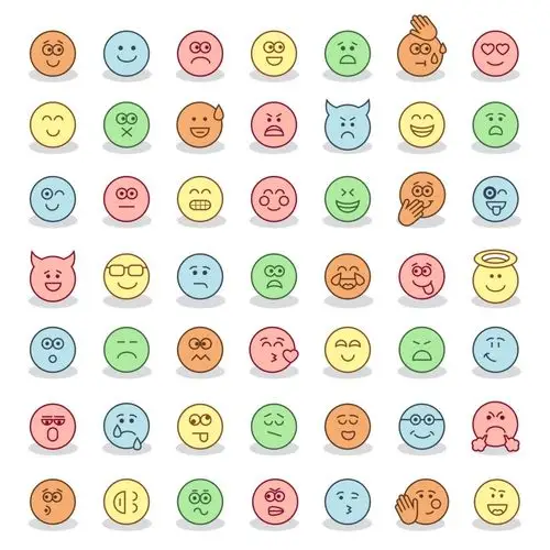 可爱表情图标