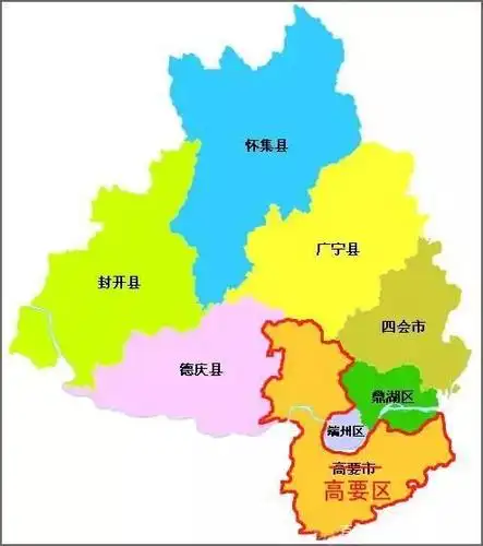 肇庆地图