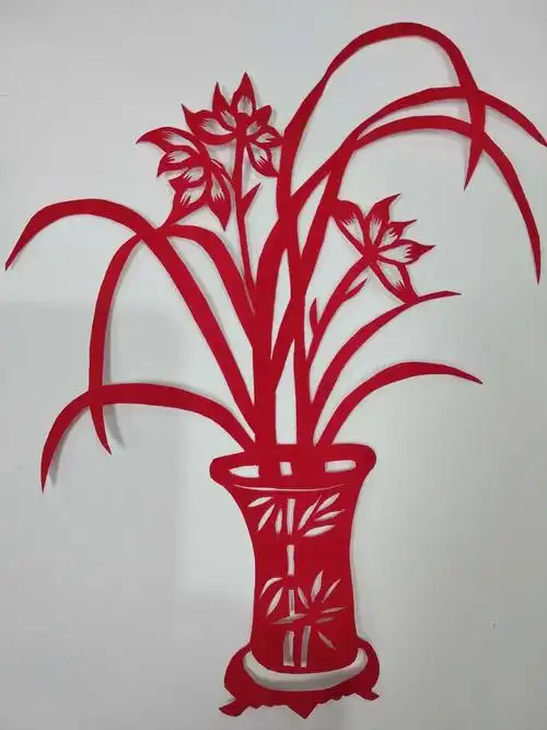 剪纸课堂,第十二课.梅花2018-12-24