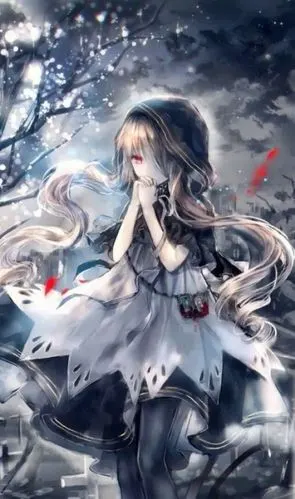 少女 动漫二次元 祈祷 唯美