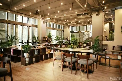 经典现代风格咖啡店装修实景图欣赏