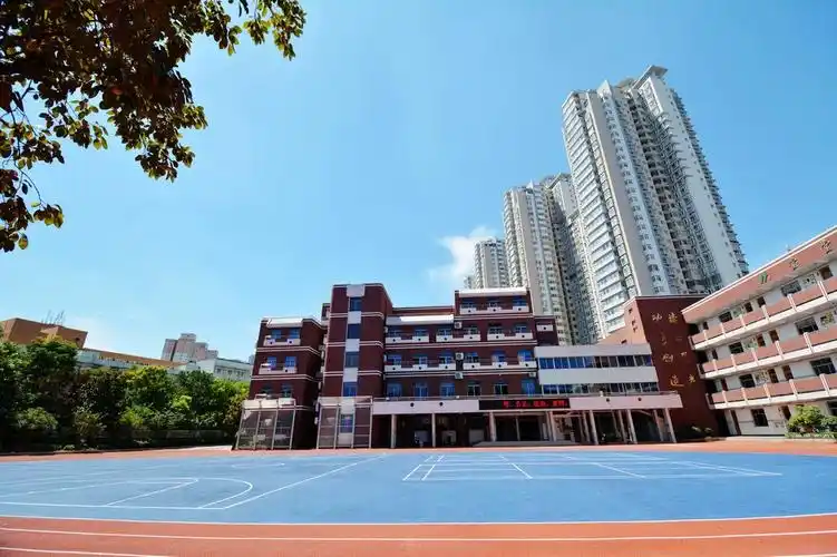 我校安炳力老师广角镜头下的校园新塑胶操场组图