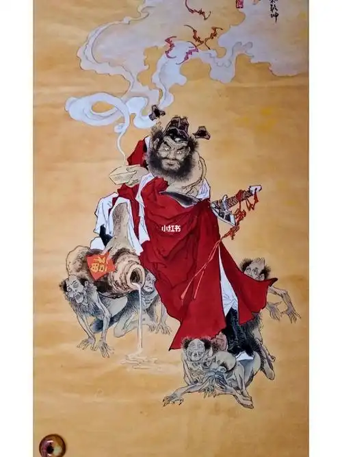 《钟馗降妖图》临. 降妖除魔,接福呈祥