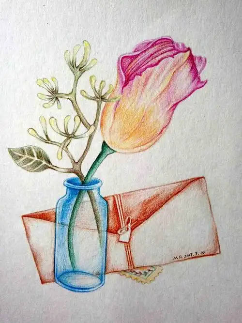 彩铅教程(66)l 文艺小清新