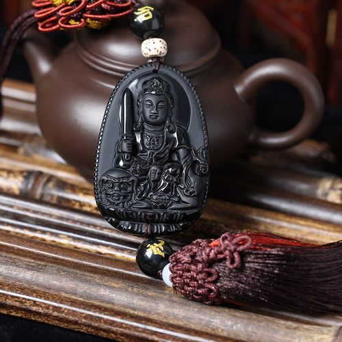 属兔文菩萨汽车挂件属兔本命2022年普萨护身符车挂车挂