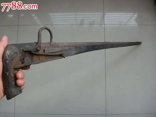 一把老的长号火铳