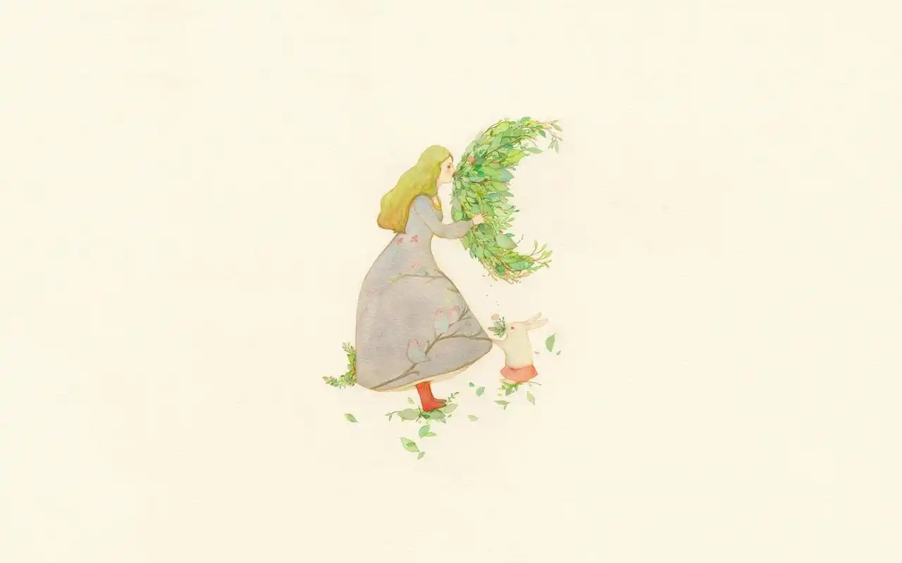 唯美手绘插画电脑桌面壁纸 唯美艺术手绘插画 这美桌网壁纸站为你免费