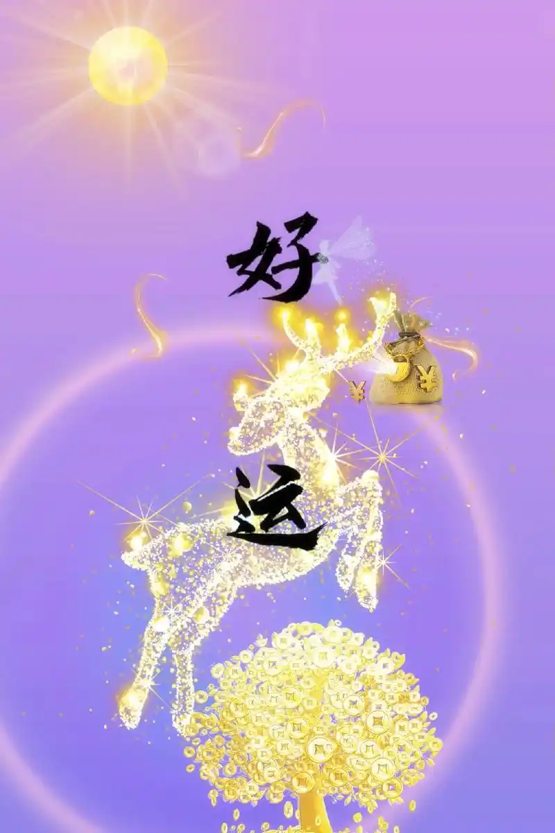 一路好运连连,你喜欢吗?喜欢把它抱回家@#手机壁纸 #见者好 - 抖音