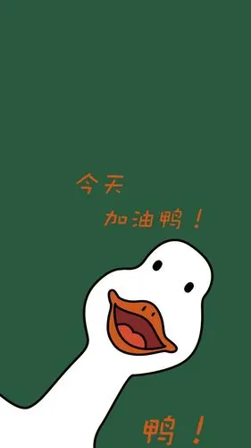 加油鸭壁纸点赞暴富
