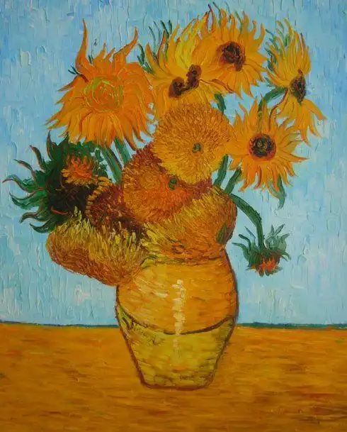 梵高油画 ——《向日葵》