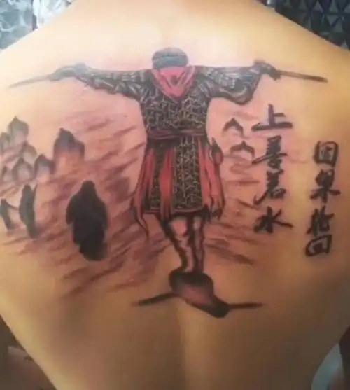 求求求求 大话西游至尊宝纹身手搞 列如