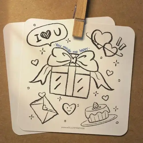 礼物盒97蝴蝶结96小蛋糕077914简单的仪式感997914