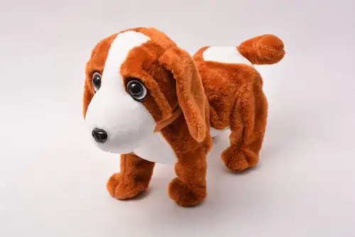 毛绒玩具狗 电动儿童走路牵绳狗 泰迪狗 音乐玩具狗 批发图片_30