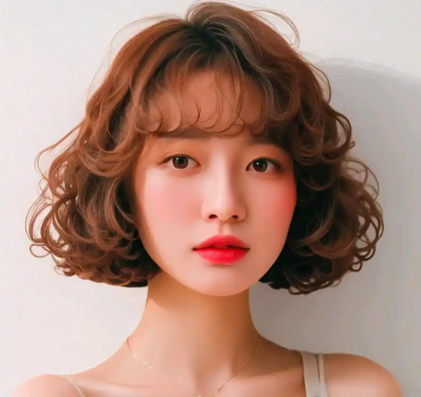 发型烫来烫去,最美还是波波头烫发,瘦脸时尚还洋气