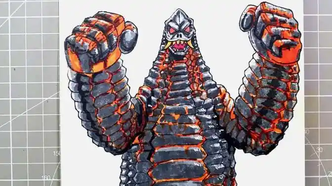 ex雷德王怎么画?