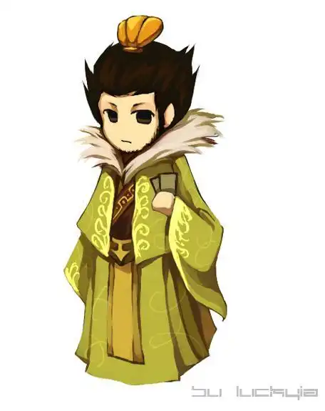 孙权卡通q版简笔画