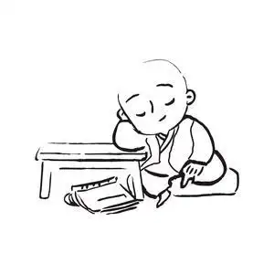 打瞌睡的小和尚