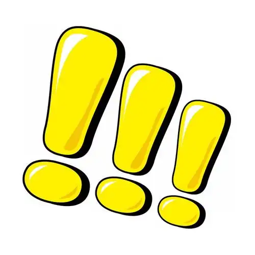 卡通感叹号惊叹号902680psd图片免抠素材材质贴图ui设计表情包简笔画