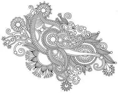 黑白线条的灯笼图片