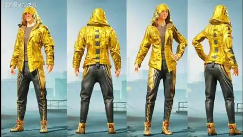 和平精英第五款黄金风衣终于现身运动感十足与前四款差异较大